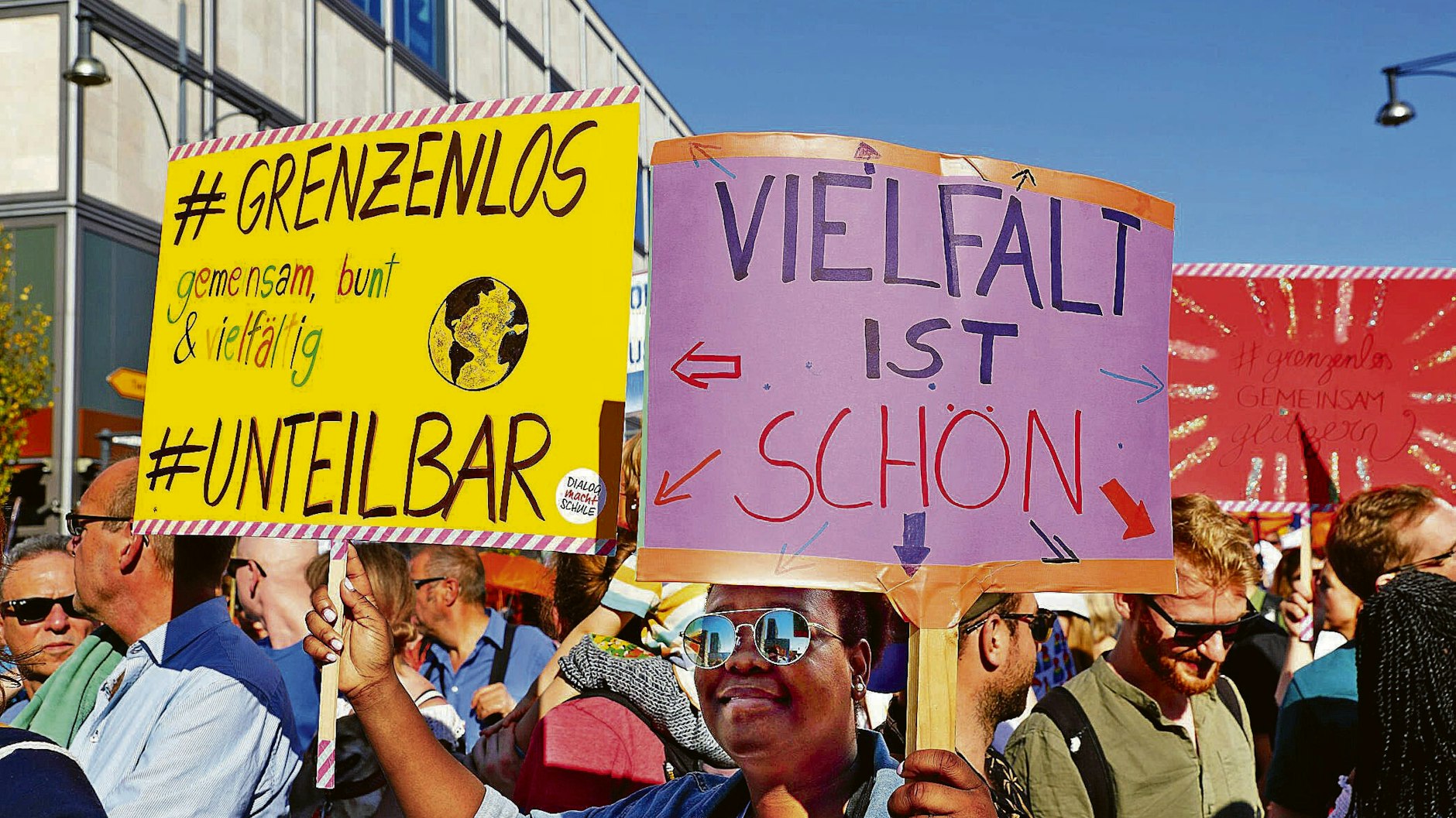 Die Unteilbar-Demonstration im Oktober 2018&nbsp;