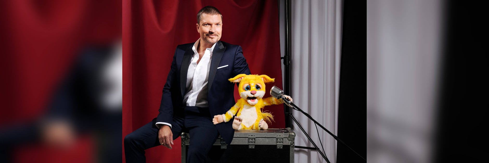 Schauspieler Hardy Krüger Jr. und seine Duettpartnerin Polly.