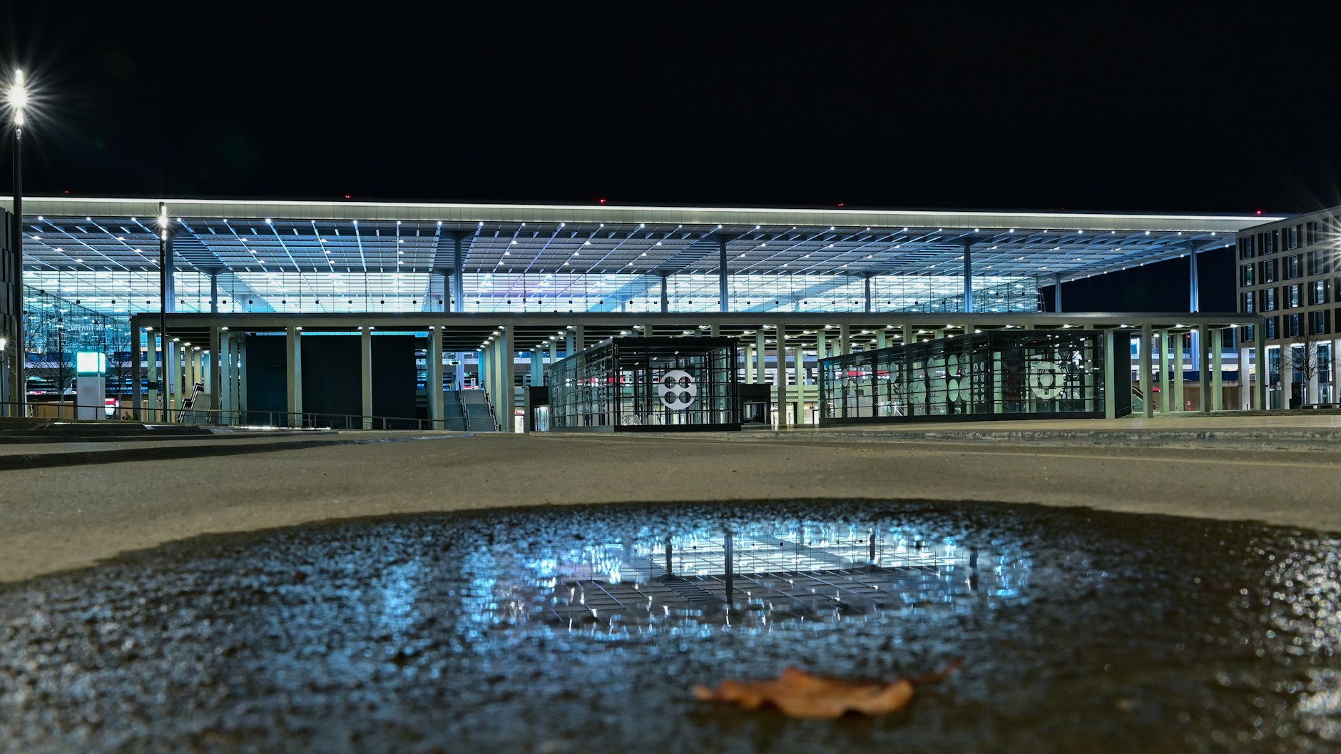 Der noch Menschenleere&nbsp; Terminal 1 des BER.&nbsp;