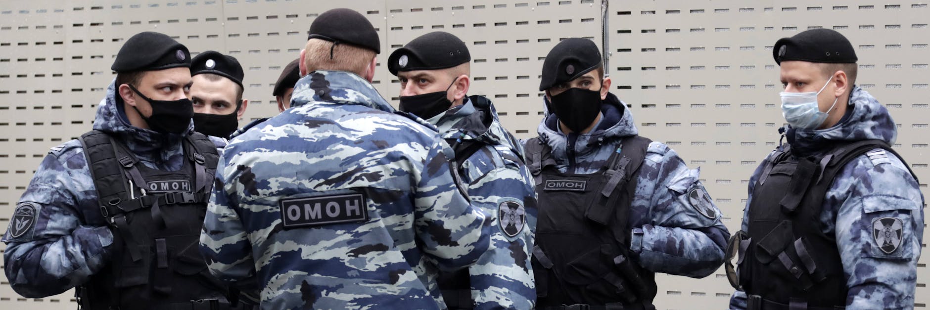 Russische Polizeibeamte (Symbolbild).