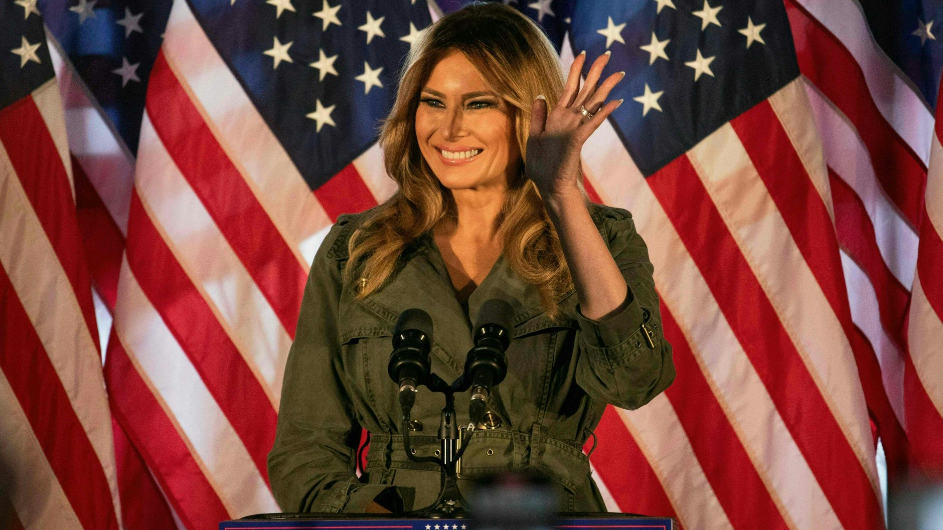 Am 27. Oktober zeigte sich Melania Trump nach langer Pause im Wahlkampf für Ehemann Donald.