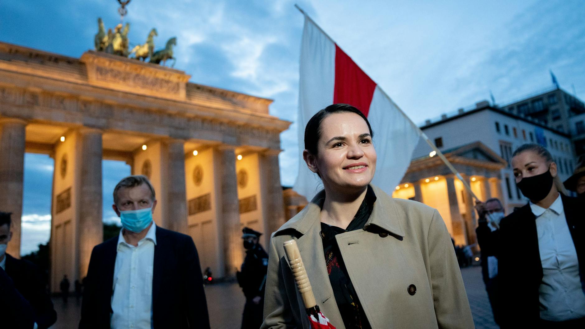 Die belarussische Oppositionsanführerin.