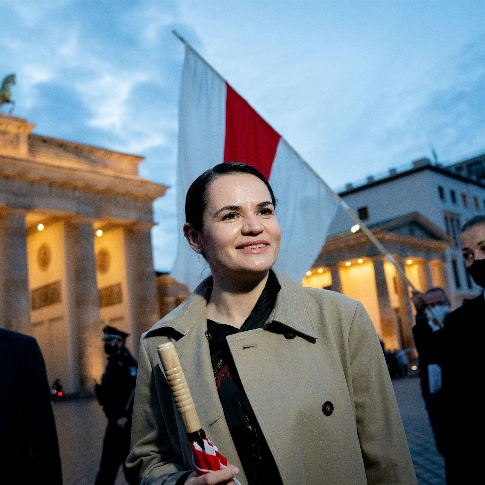 Swetlana Tichanowskaja in Berlin: „Wir dürfen nicht aufgeben!“