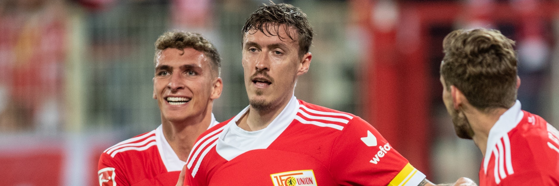 Freut sich über Qualitätszuwachs bei den Eisernen - wie hier beispielsweise Max Kruse (M.): Unions Grischa Prömel (l.).&nbsp;