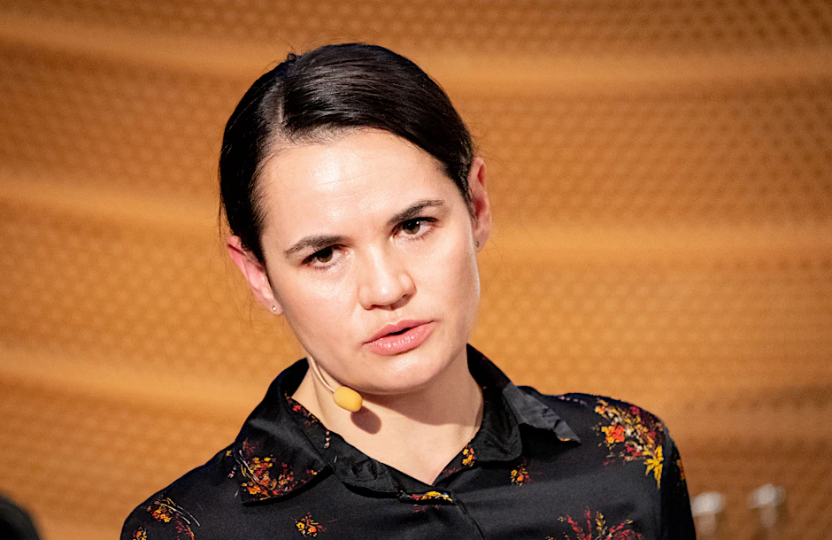 Die belarussische Oppositionsführerin Swetlana Tichanowskaja am 5. Oktober 2020 in Berlin.