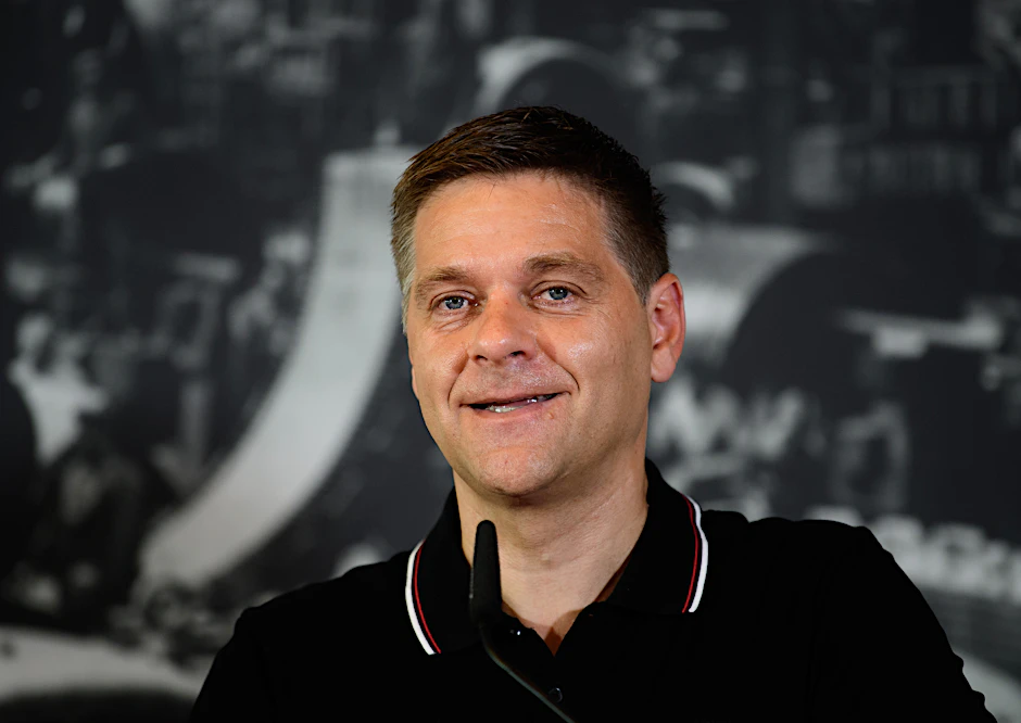 So lächelt ein Mann, der weiß, dass er sich nichts vorzuwerfen hat: Unions Manager Oliver Ruhnert zieht Bilanz der Transferperiode.&nbsp;