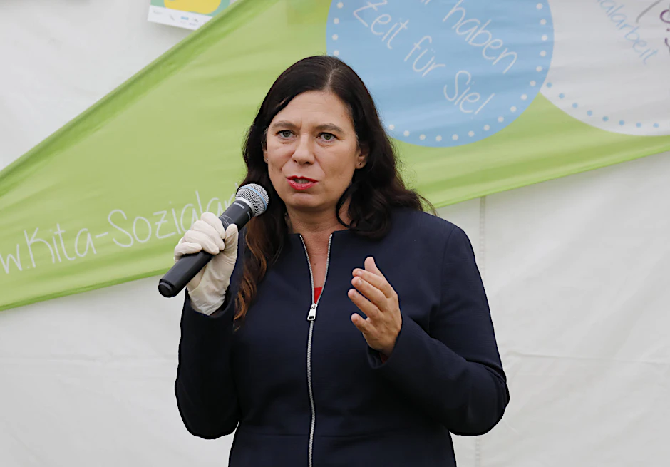 Sandra Scheeres wird noch bis ins kommende Jahr Schulsenatorin sein. Sie bekommt jetzt auch die Ampel&nbsp;&nbsp;