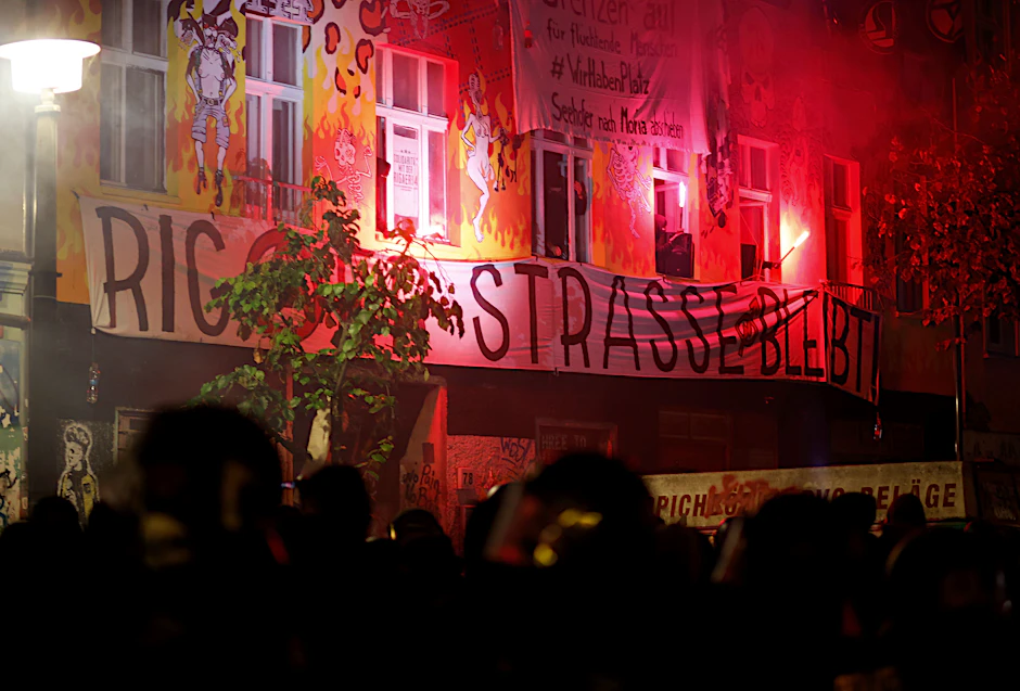 Die Polizei war mit einem Großaufgebot im Einsatz.