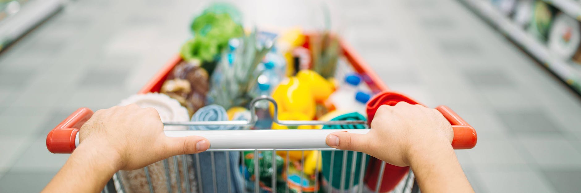Einkaufen im Supermarkt - gerade im Lockdown wollen sich das viele ersparen.