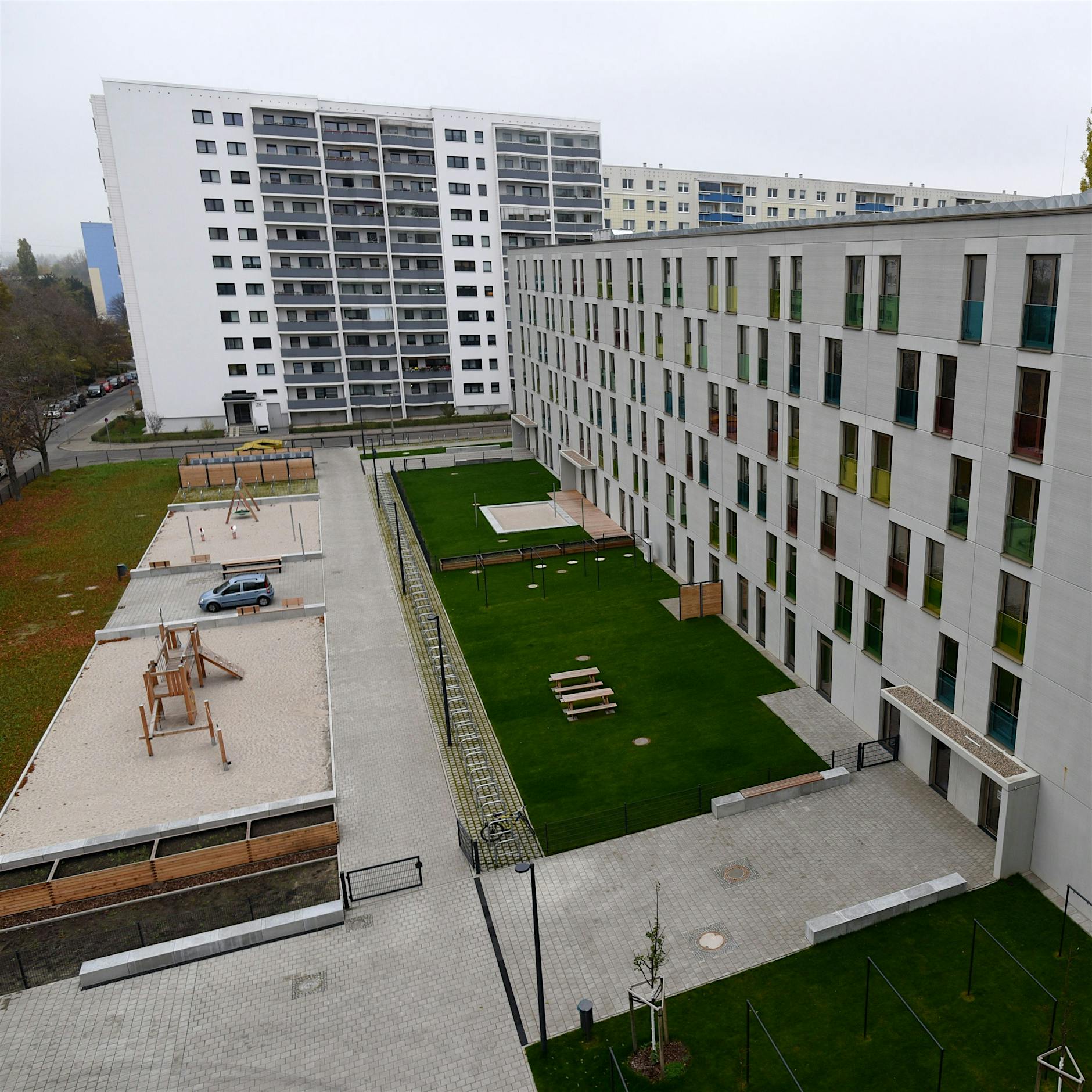 Neue Flüchtlingsunterkünfte in Marzahn: Jede Wohnung mit Bad und Küche