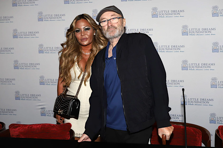 Führten eine turbulente Beziehung: Orianne und Phil Collins bei einem Event im Oktober 2018.