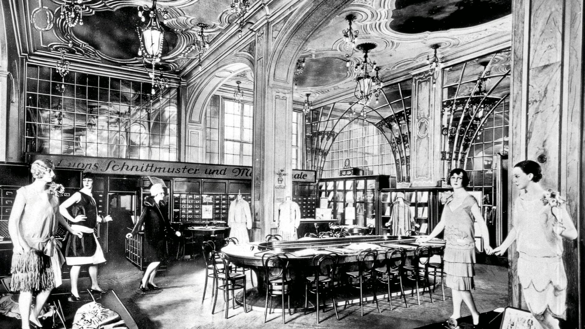 Die Schnittmusterabteilung im Warenhaus Wertheim an der Leipziger Straße 1925.