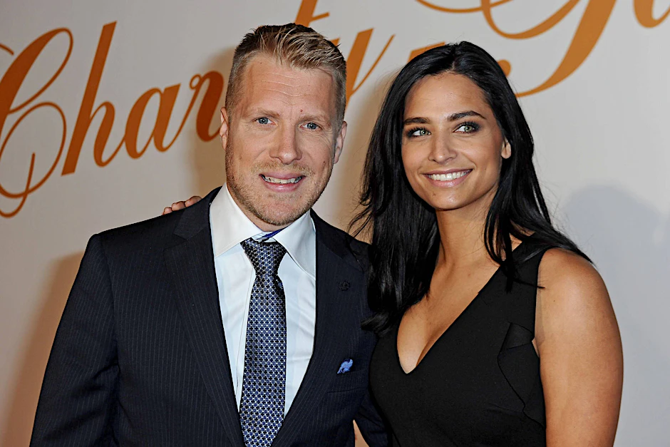 Oliver Pocher mit seiner Ehefrau Amira