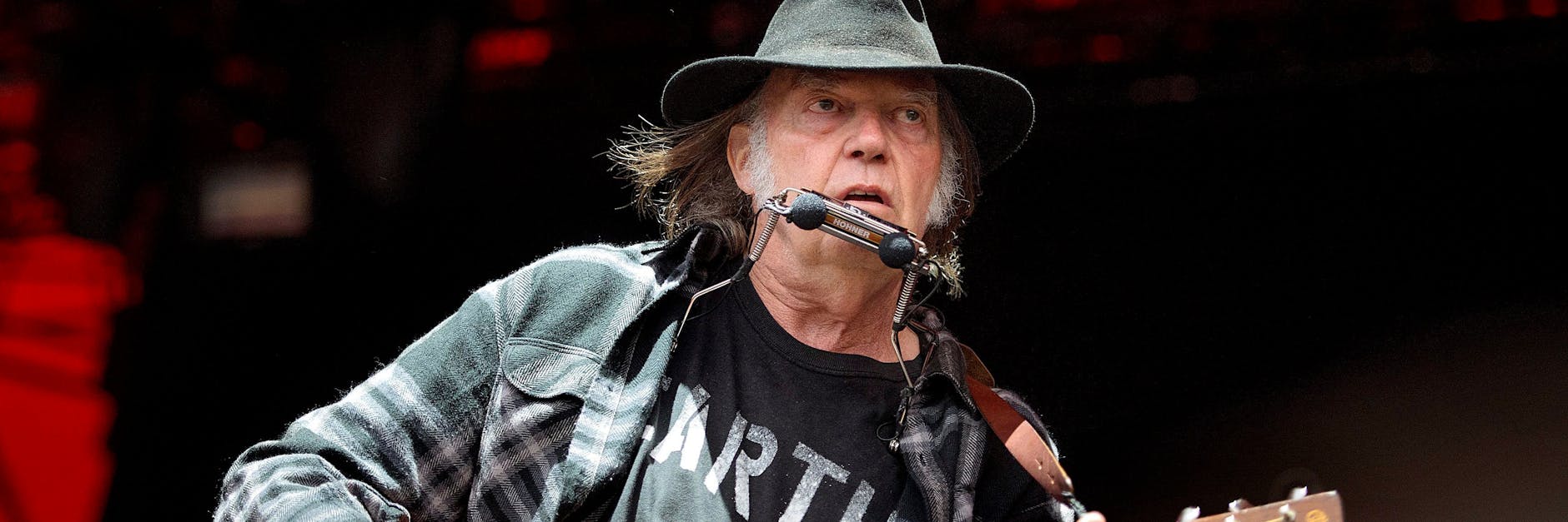 Der kanadische Sänger Neil Young.