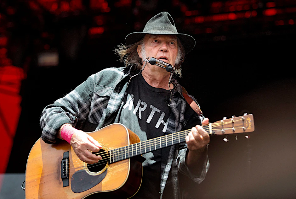 Der kanadische Sänger Neil Young.