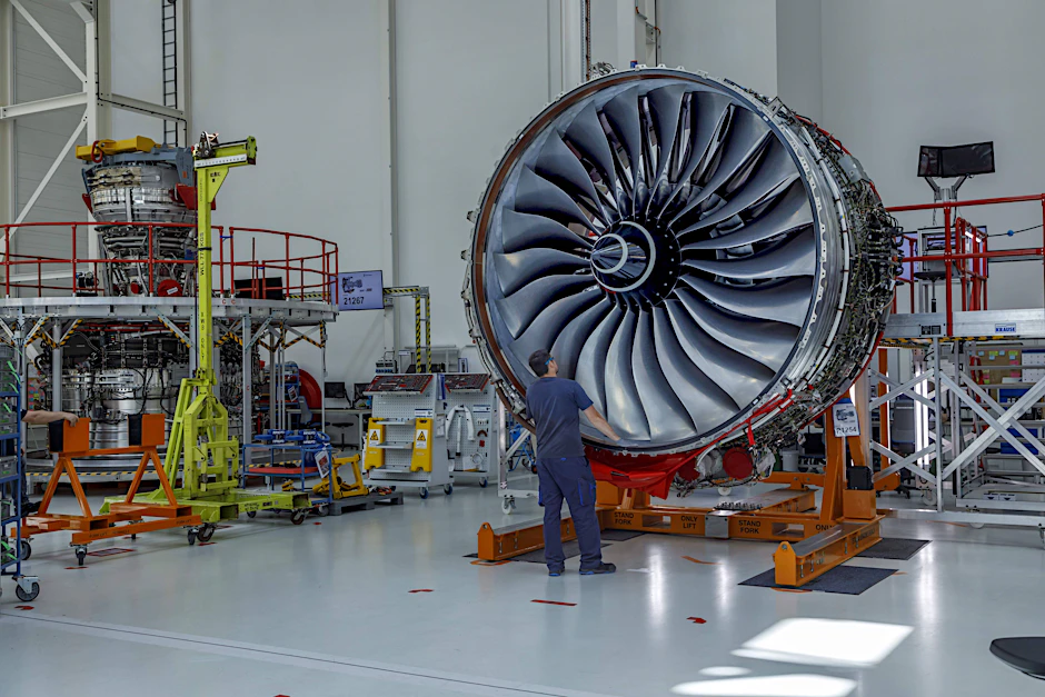 Der Triebwerkbauer Rolls-Royce in Dahlewitz bei Berlin leidet unter dem Auftragseinbruch, weil wegen Corona kaum noch Flugreisen stattfinden und die Nachfrage eingebrochen ist.