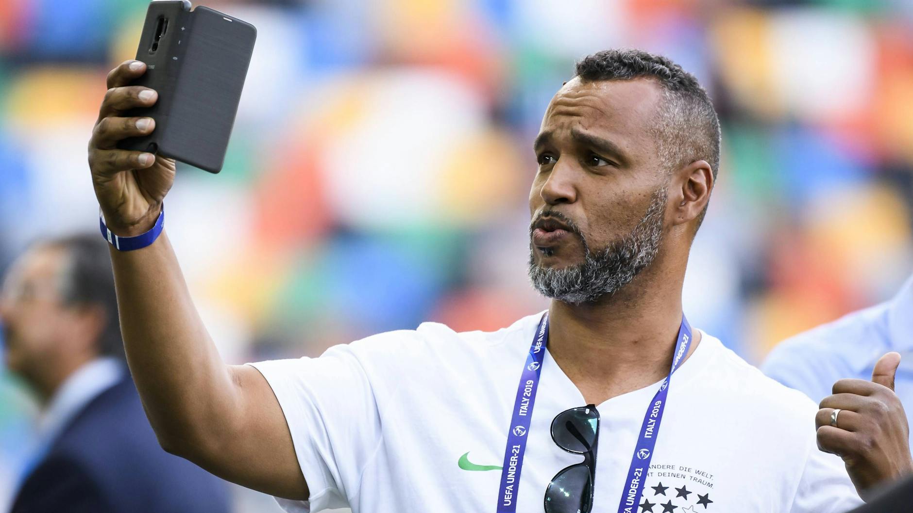 „Die Leute wollen Football sehen“: Patrick Esume liebt den US-Sport als Fan, Coach und Spieler. 