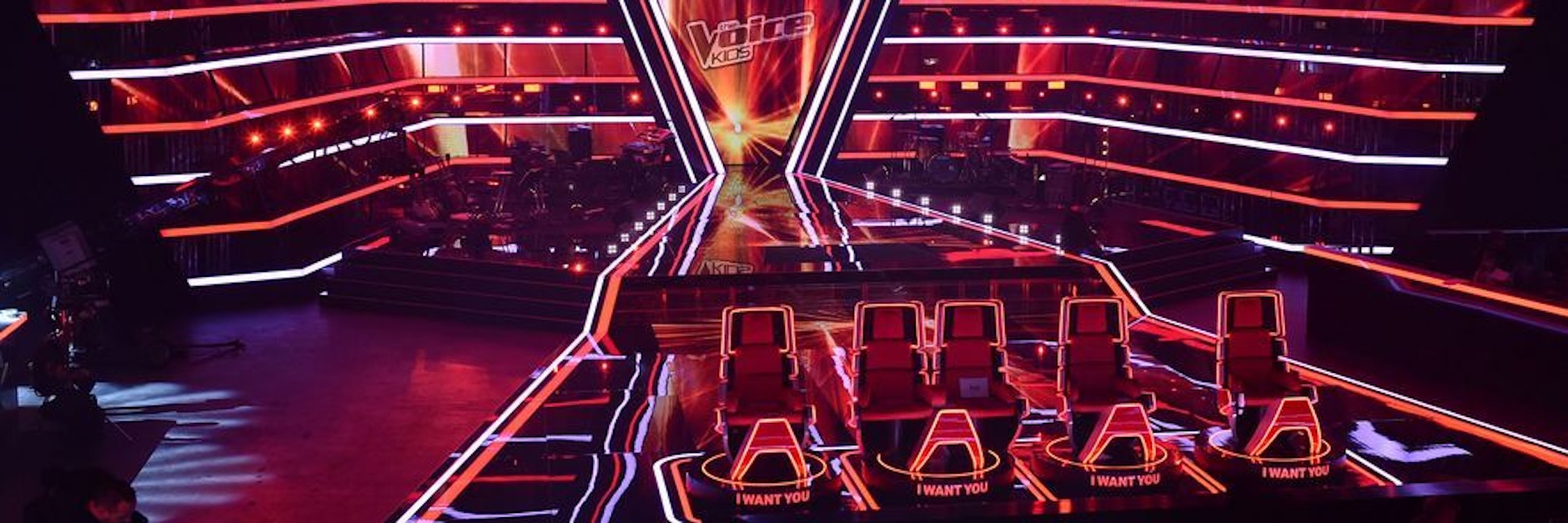 Das Studio der Show "The Voice". 