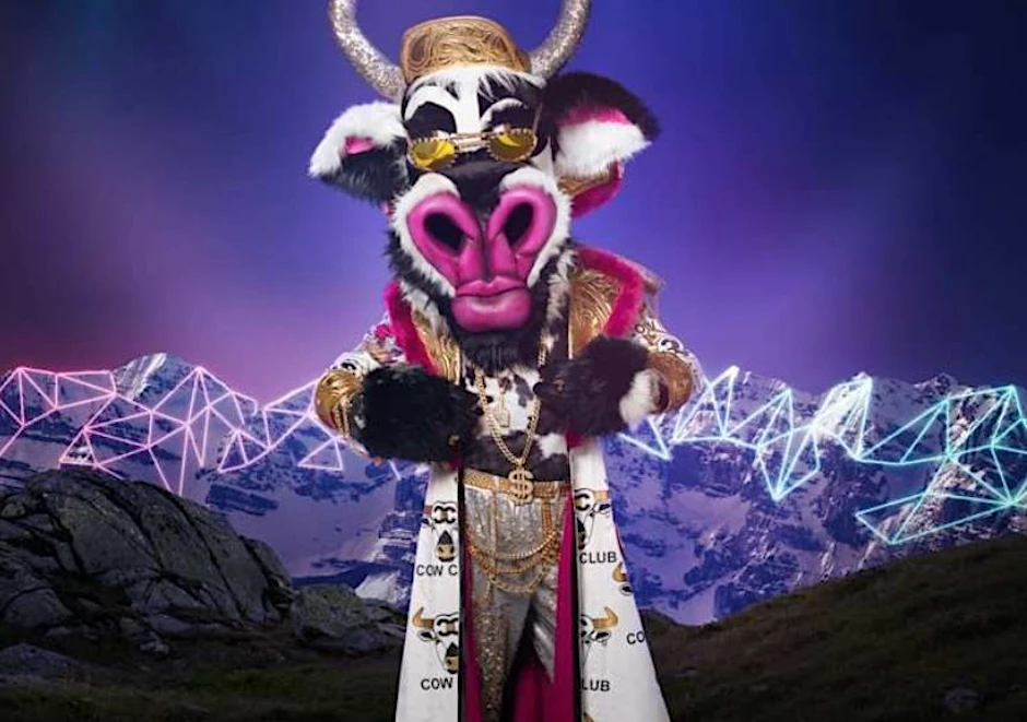 Die Kuh – eine Maske aus "The Masked Singer" in der Schweiz.&nbsp;