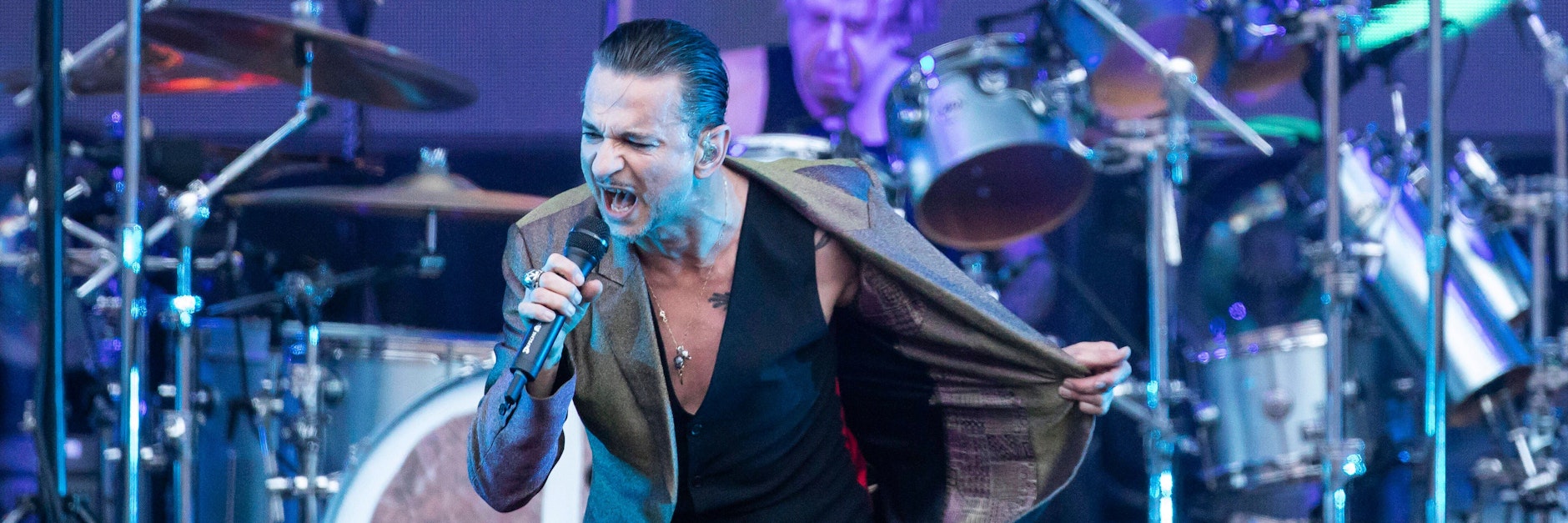 Depeche Mode-Sänger Dave Gahan live auf Global Spirit Tour in der Berliner Waldbühne