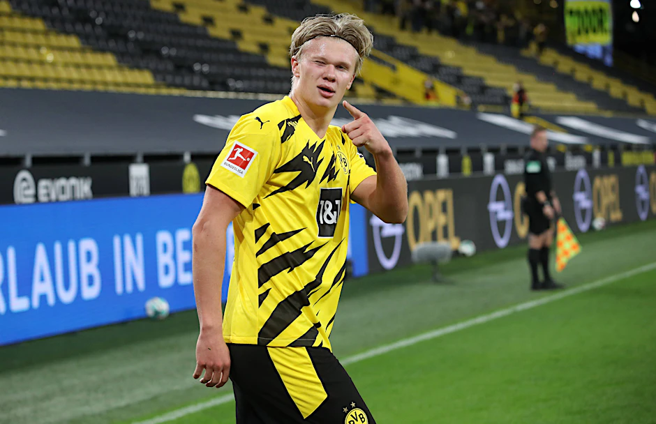 Gut drauf: Erling Haaland darf gegen Hertha am Sonnabendabend stürmen.&nbsp;&nbsp;