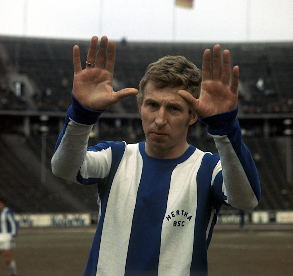 Uwe Witt war für Hertha BSC am Ball, als die Mannschaft 1970 Borussia Dortmund mit 9:1 abfertigte.
