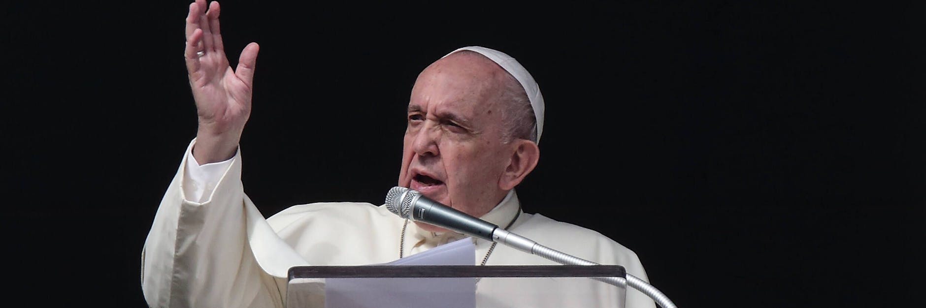 Papst Franziskus am Sonntag