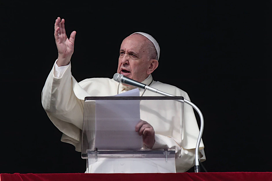 Papst Franziskus am Sonntag