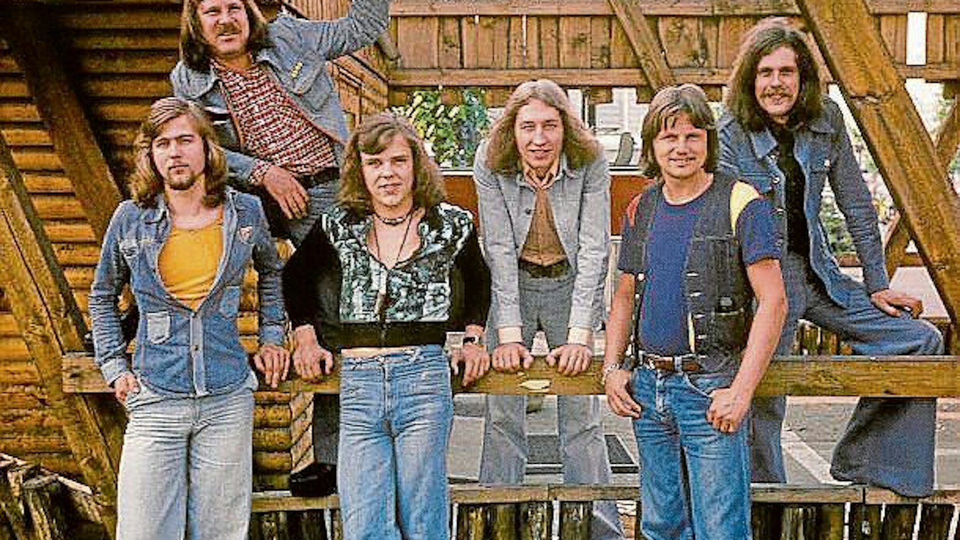 So fing alles an: Karat mit Bernd Römer, Herbert Dreilich, Hans-Joachim Neumann, Ed Swillms, Henning Protzmann und Michael Schwandt (v. li.). Das Foto entstand 1976.