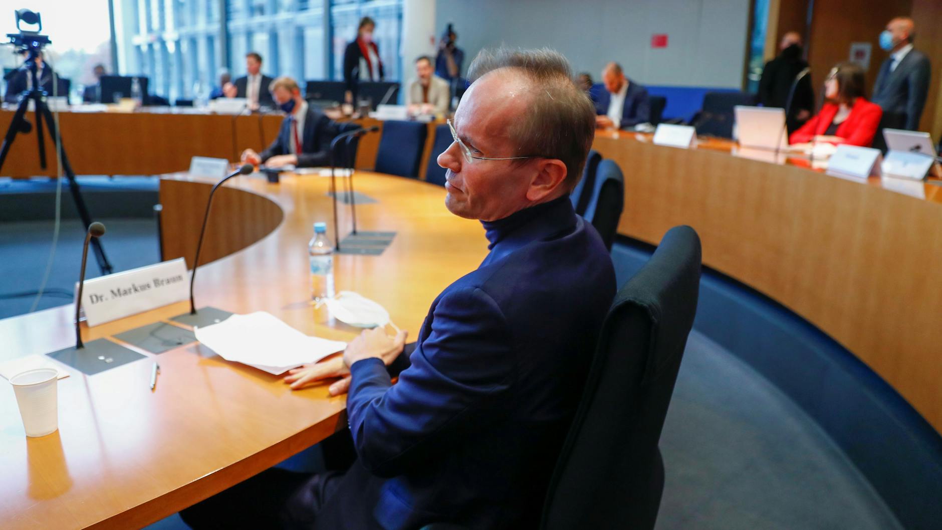 Markus Braun war für seine Aussage aus der Untersuchungshaft in Bayern nach Berlin gebracht worden.