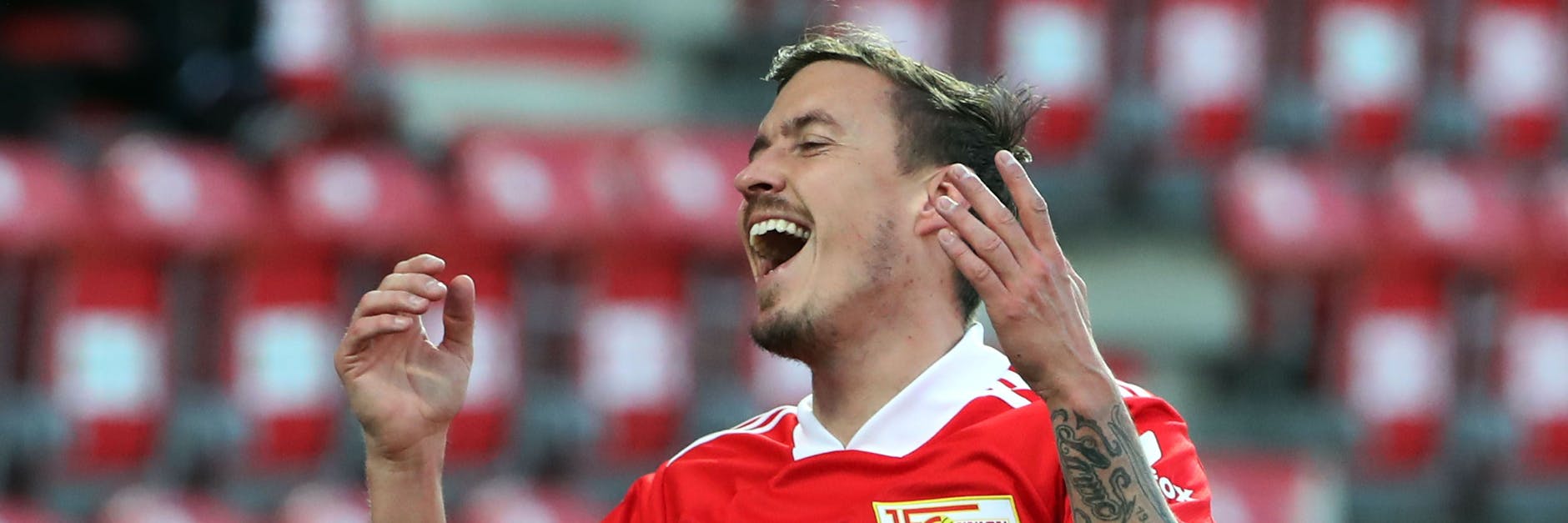 Max Kruse beim 5:0-Heimsieg gegen Arminia Bielefeld.<br>