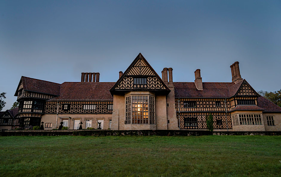 Im&nbsp;Schloss Cecilienhof wurden Statuen beschmiert, wie Freitag bekanntw wurde.