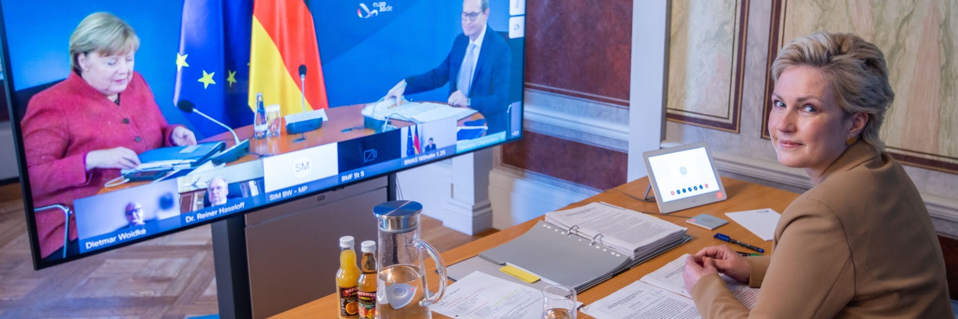 Am Montag fand das letzte Bund-Länder-Gespräch statt. Kommenden Mittwoch wird über weitere Corona-Schutzmaßnahmen beraten.