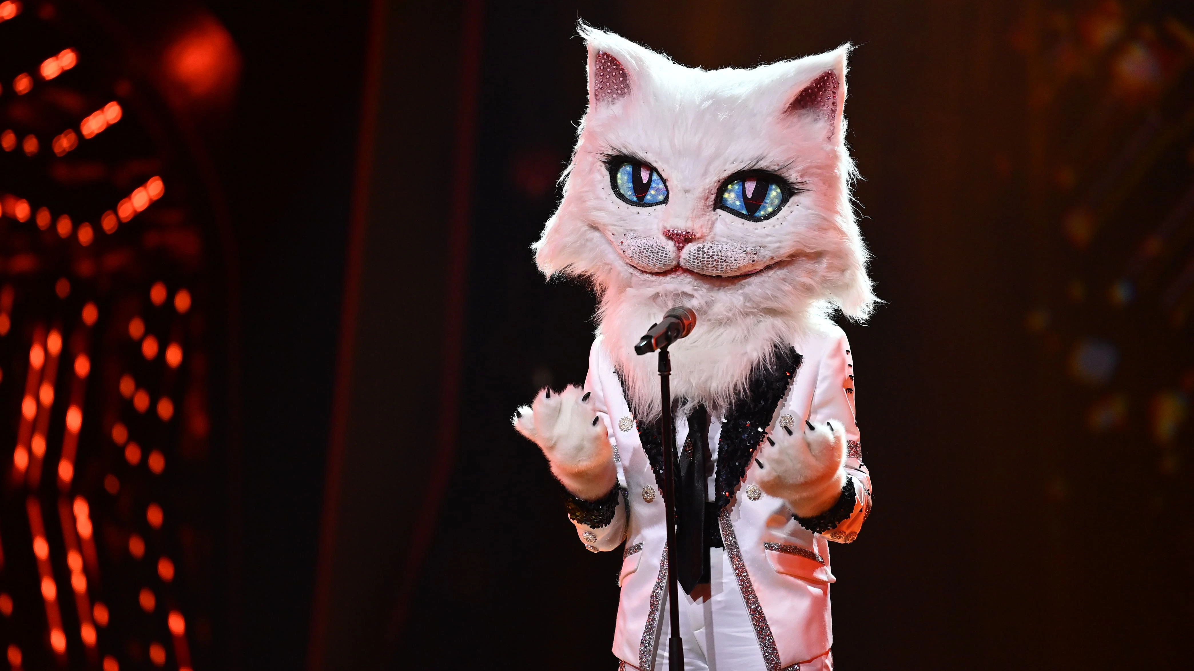 Im Kostüm der Katze steckte Schlager-Star Vicky Leandros.