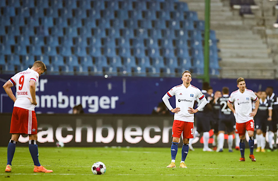 Lange Gesichter: Der HSV kassiert gegen den VfL Bochum die erste Pleite der Saison.&nbsp;