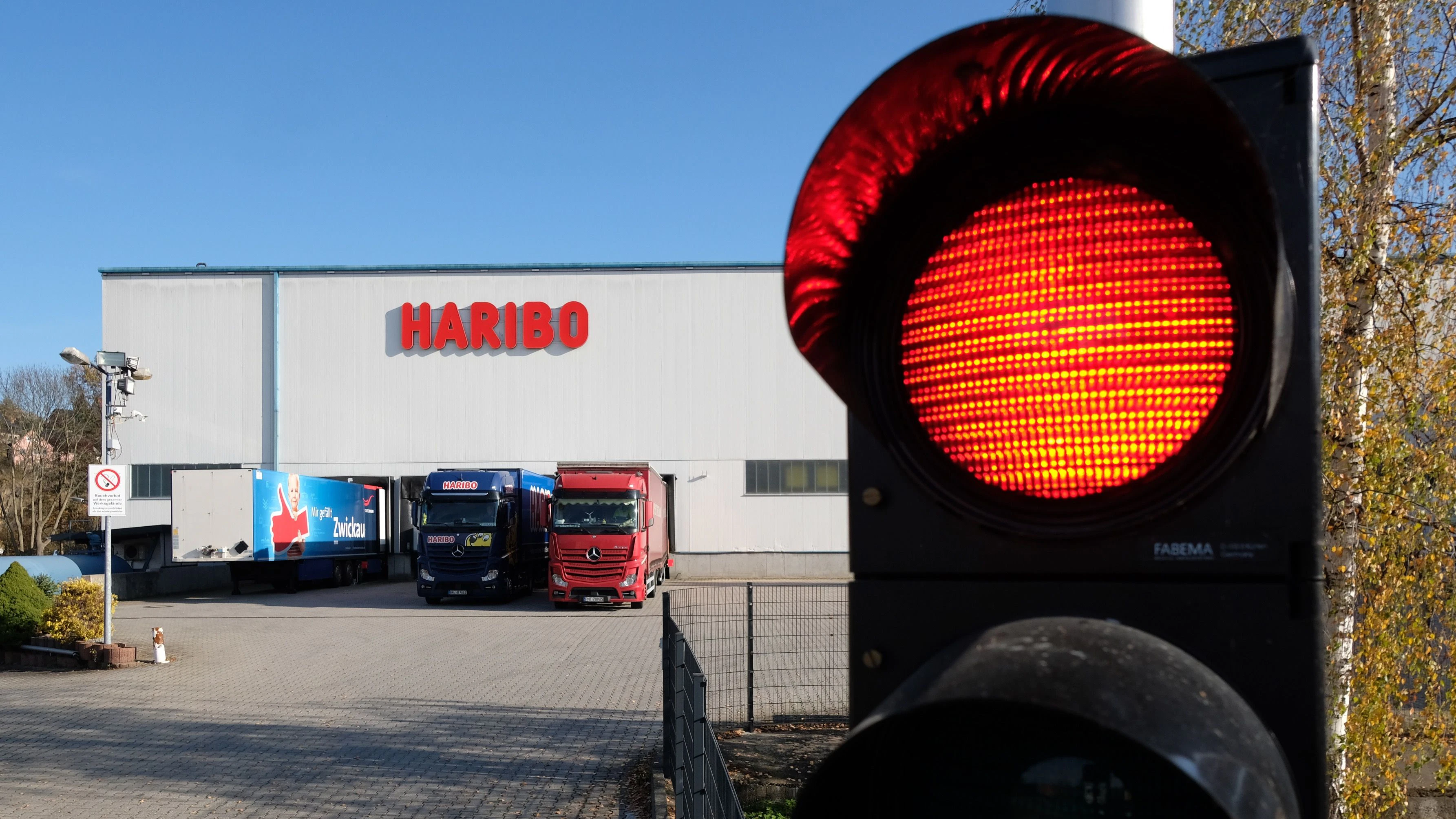 Der Haribo-Standort bei Zwickau - viele der Mitarbeiter waren dort mehr als 30 Jahre lang beschäftigt.