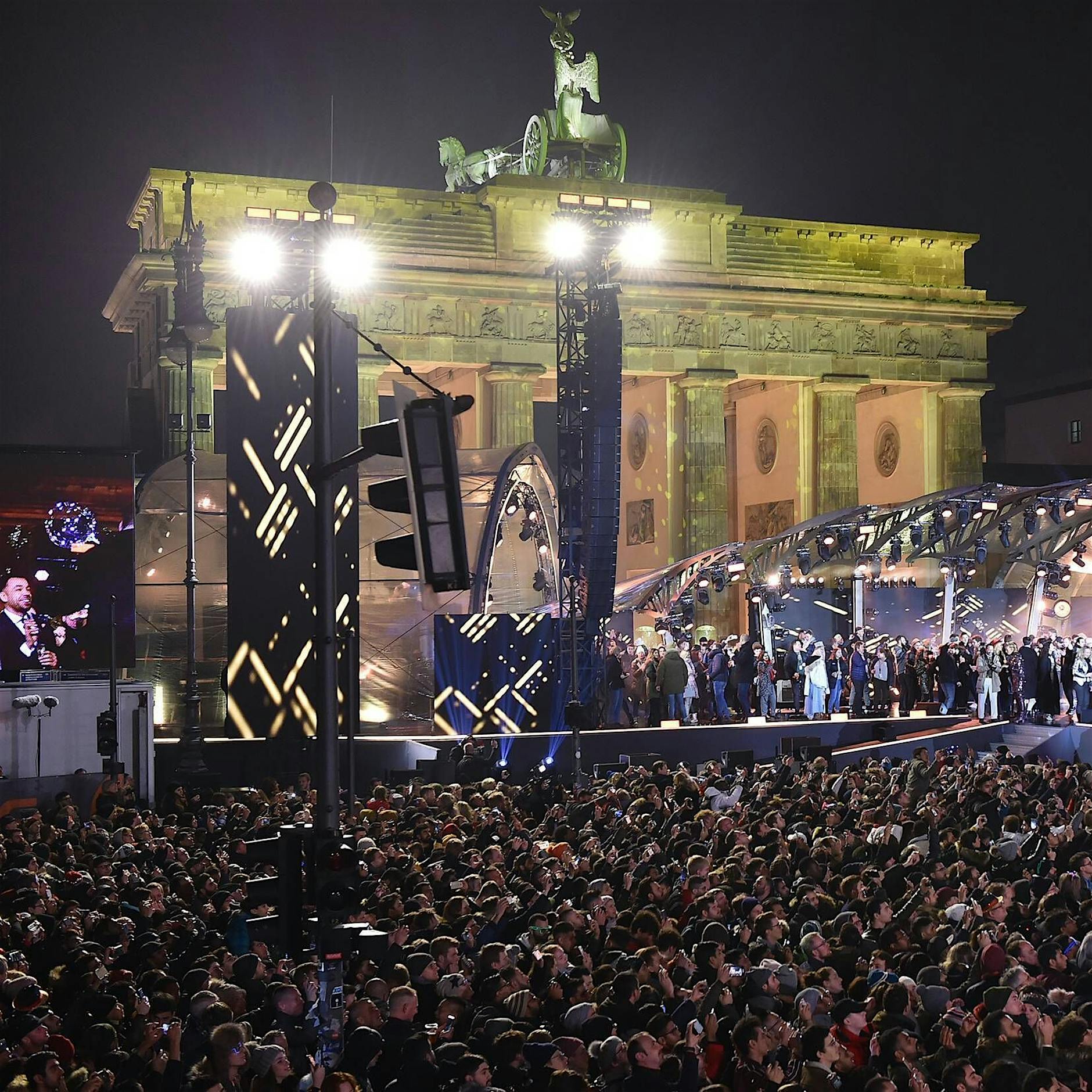 Silvester: ZDF feiert ohne Besucher am Brandenburger Tor