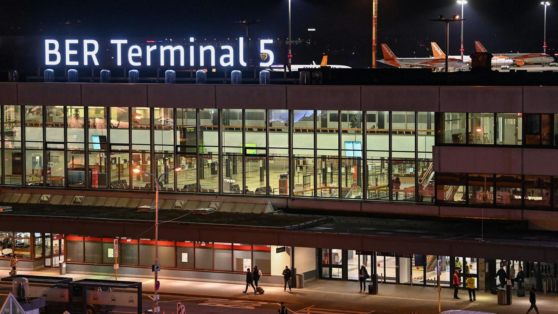Terminal 5 des Berliner Flughafens BER.