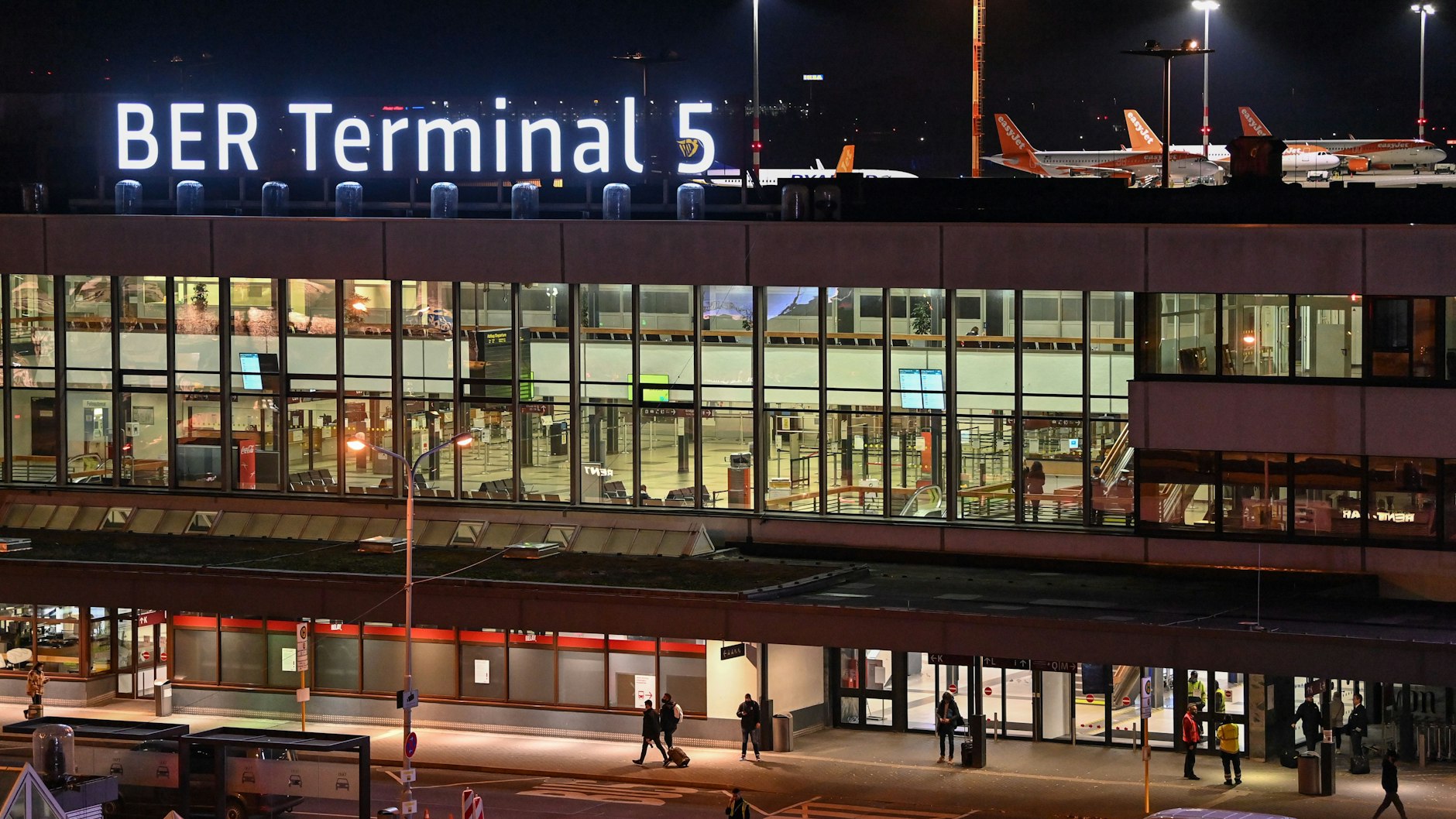 Terminal 5 des Berliner Flughafens BER.