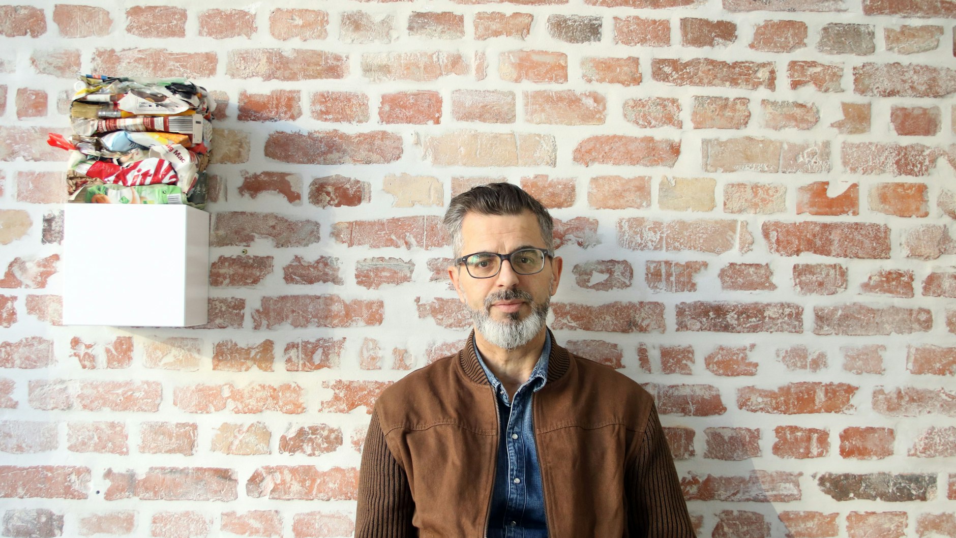 Der französische Künstler Pierre Granoux.