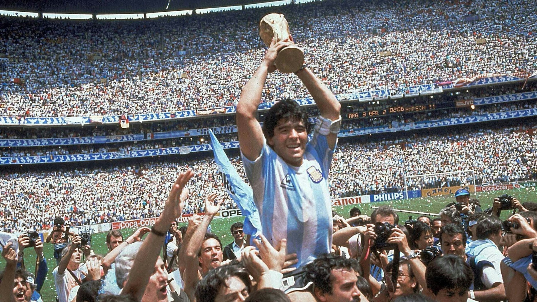 Diego Maradona, Weltmeister 1986. 