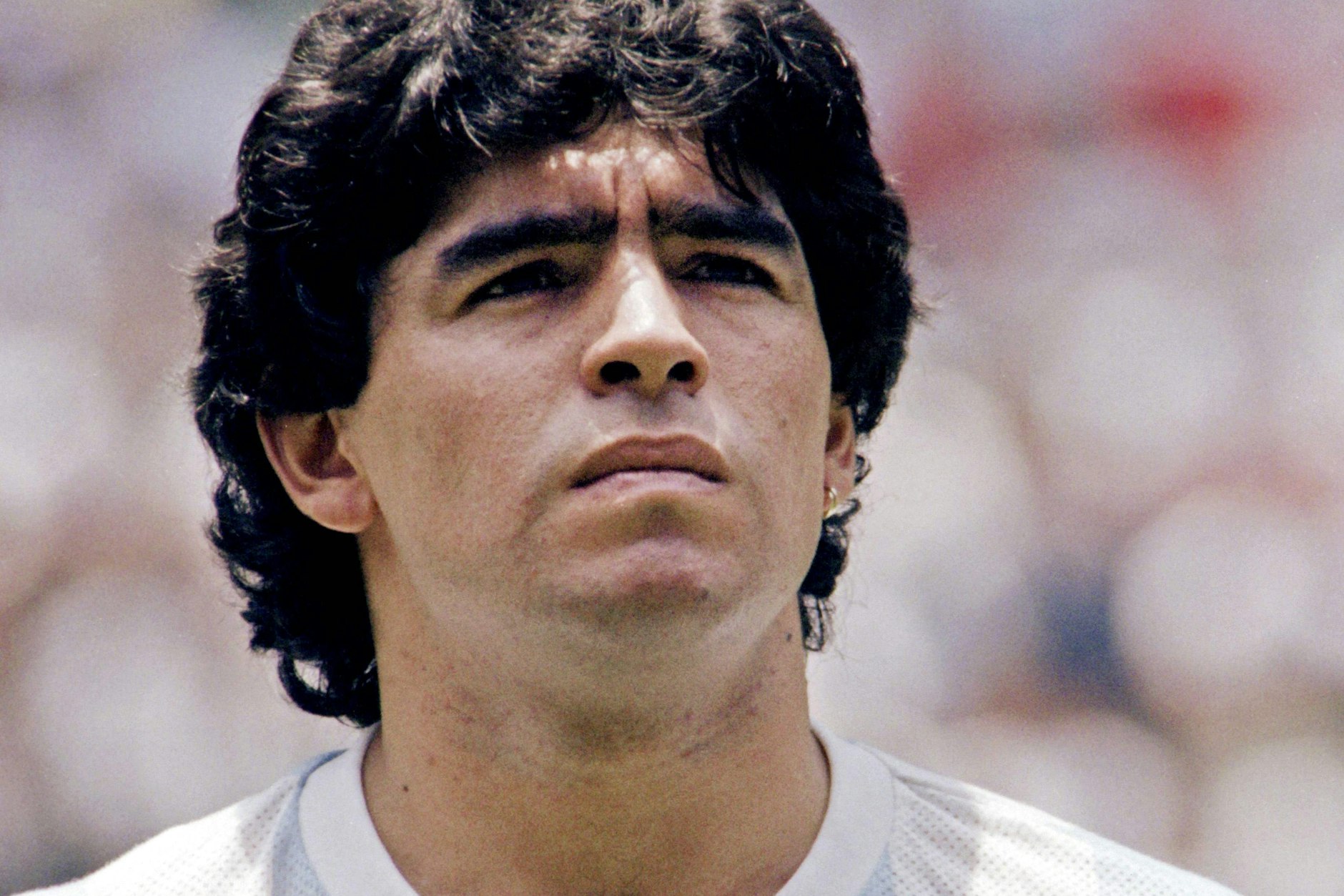 Diego Maradona in Mexico City beim WM-Finale 1986