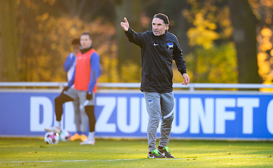 Hertha-Trainer Bruno Labbadia (54) hat weiter Gesprächsbedarf.&nbsp;