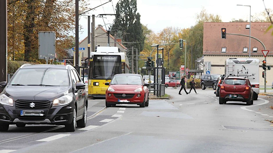 Baustelle: Ein Teil des Hultschiner Damms wird gesperrt.