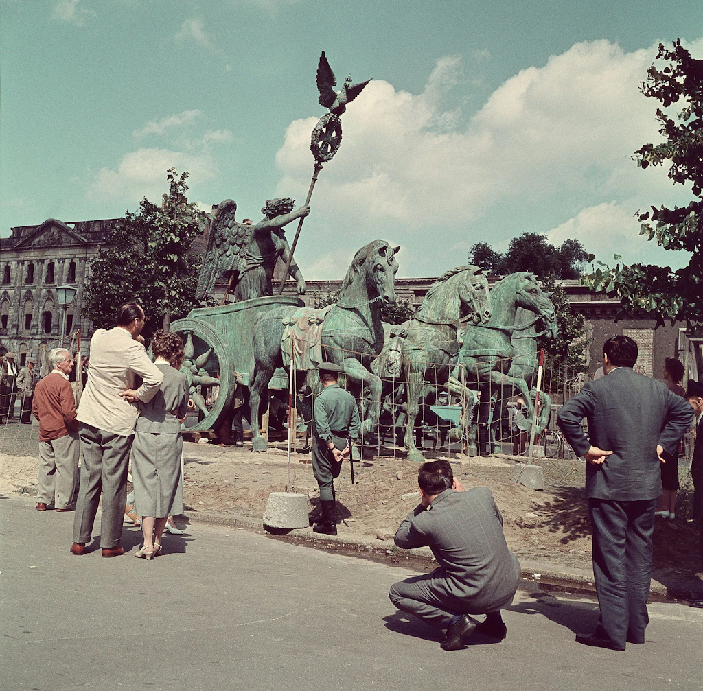 Die Quadriga entsteht zum dritten Mal