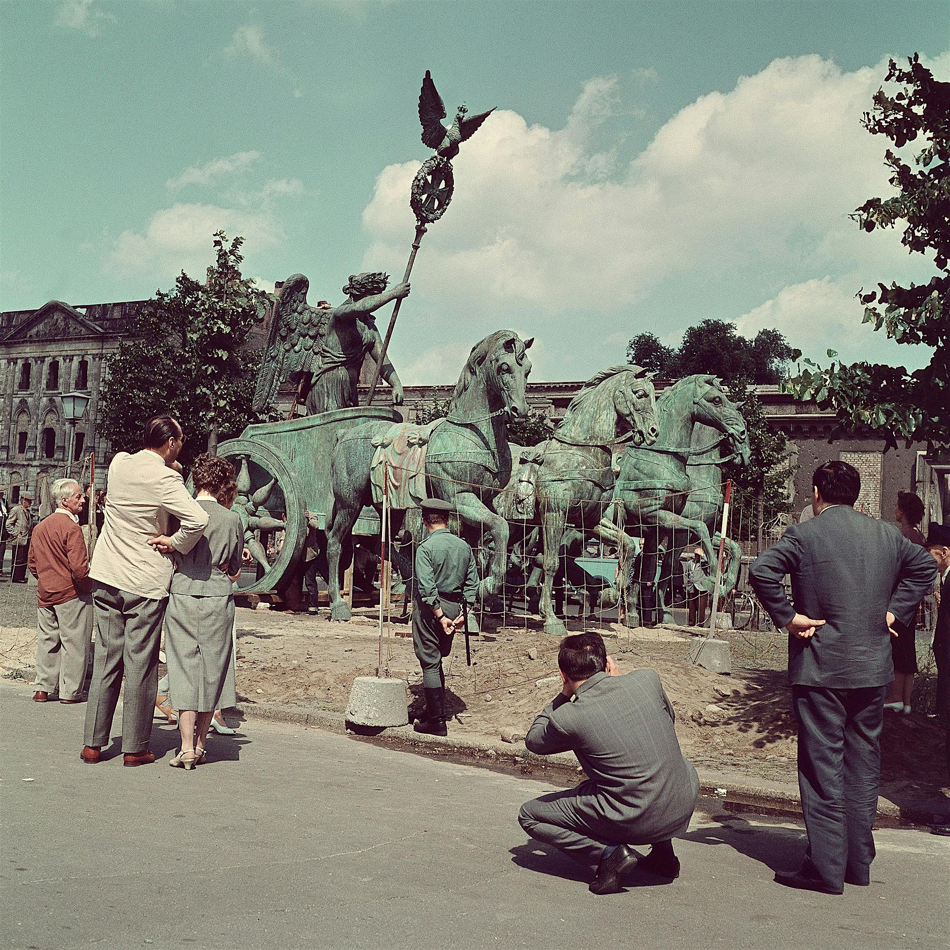 Die Quadriga entsteht zum dritten Mal