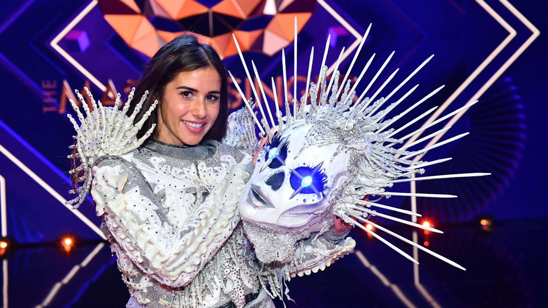 In „The Masked Singer“ spielte Sarah Lombardi das Skelett.