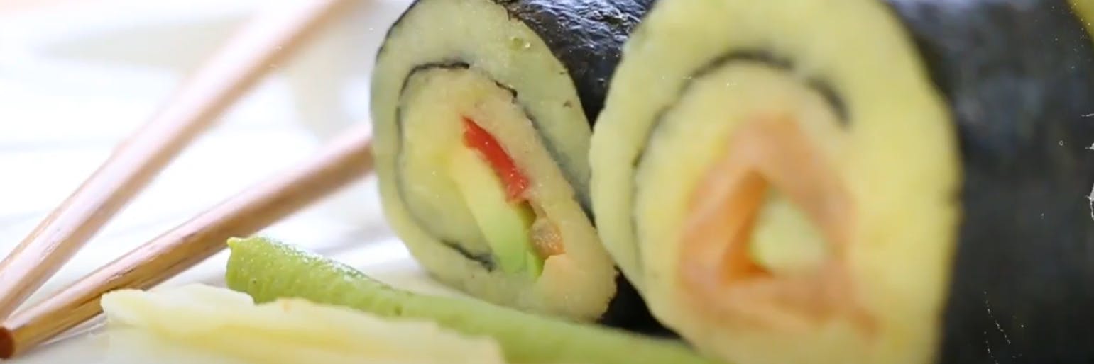 Lecker: Sushi aus Kartoffeln.
