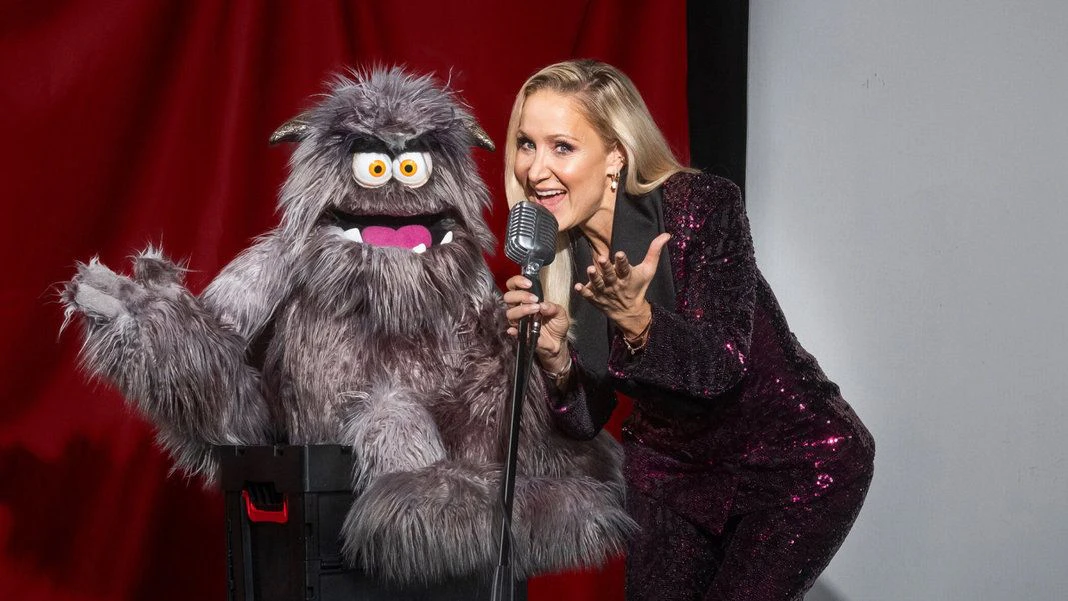 Pretty in Plüsch: Janine Kunze.&nbsp;