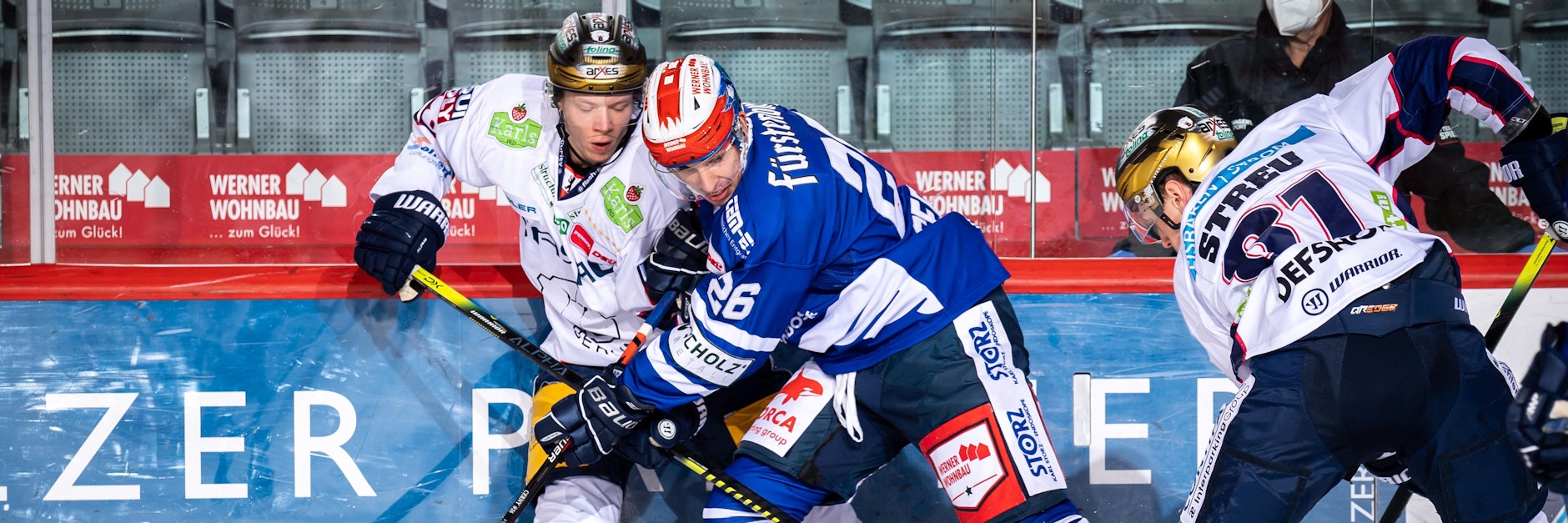 Die Eisbären wurden in Schwenningen ziemlich in die Defensive gedrängt.